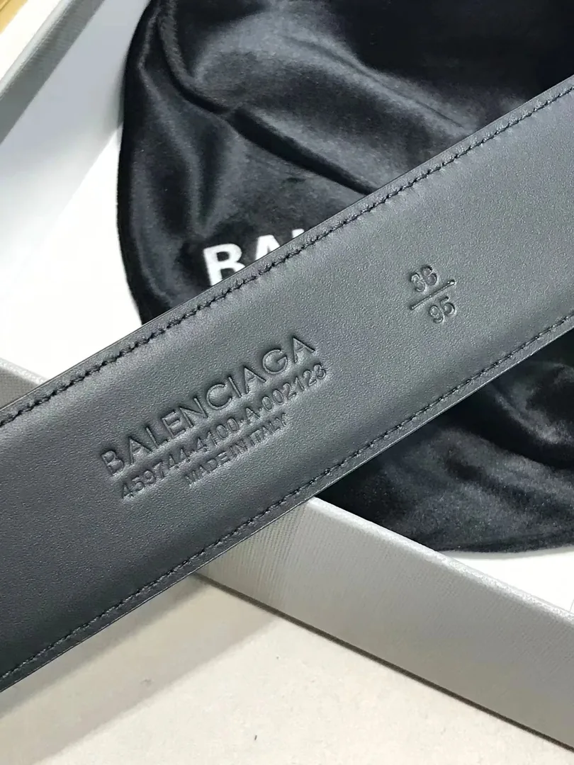 Balenciaga Signature Coated Canvas Belt — QC