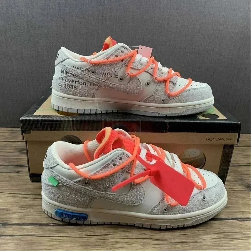 Nike Dunk Low Off-White Running Shoes — Photo 4
