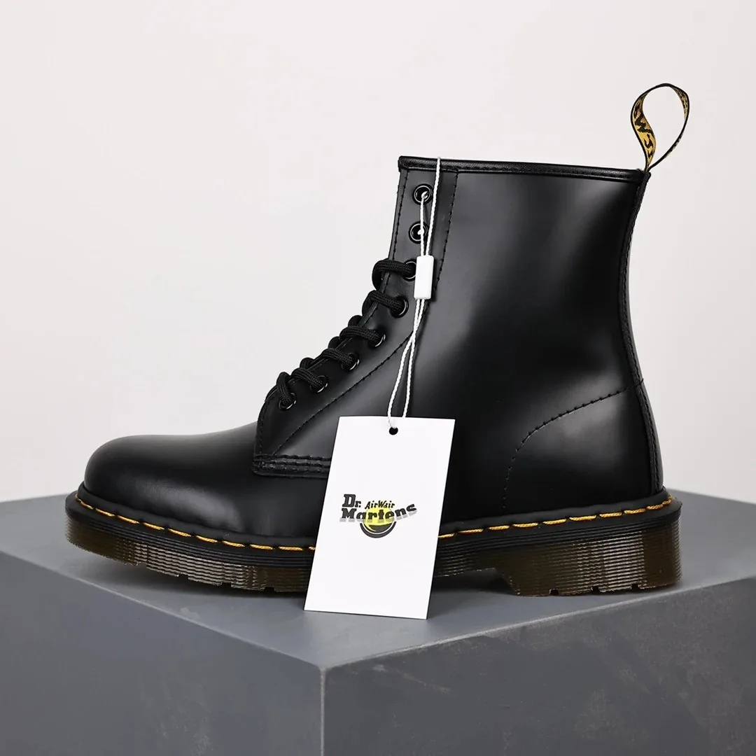 Dr. Martens 1460 Dr. Black Leather Sneakers — QC
