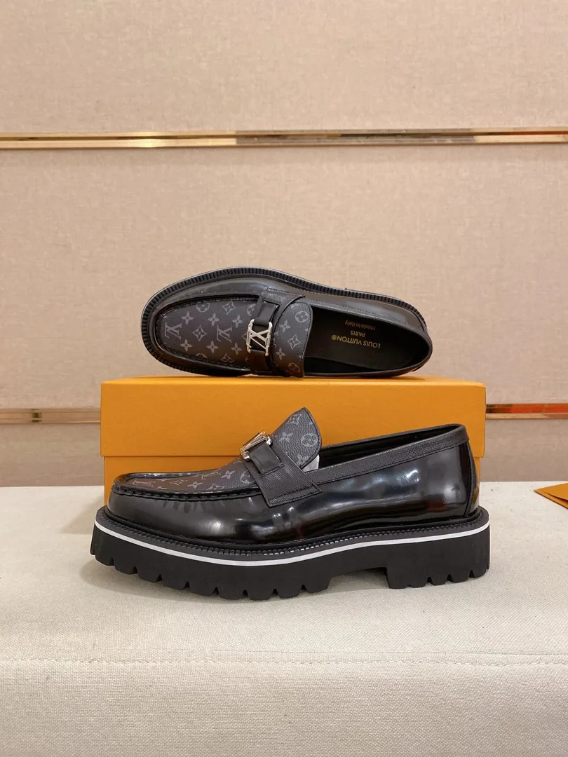 Louis Vuitton Major Loafer Leather Driving Loafers