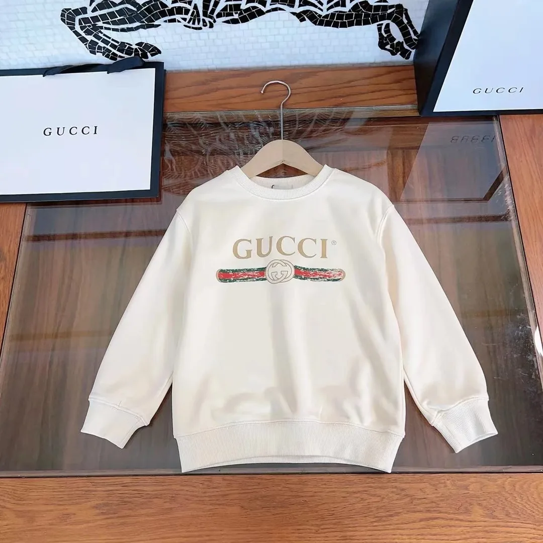 Gucci Kids Logo Crewneck Sweatshirt — Photo 15
