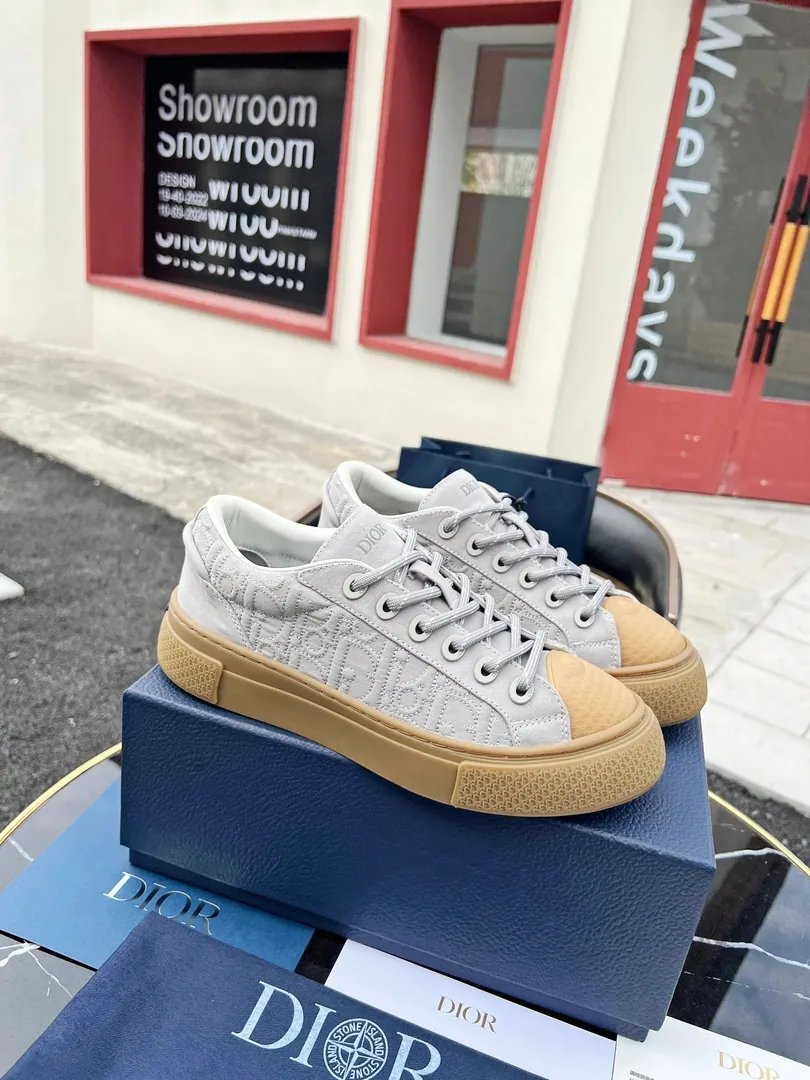 Dior B23 White Low-Top Tennis Sneakers — photo 4