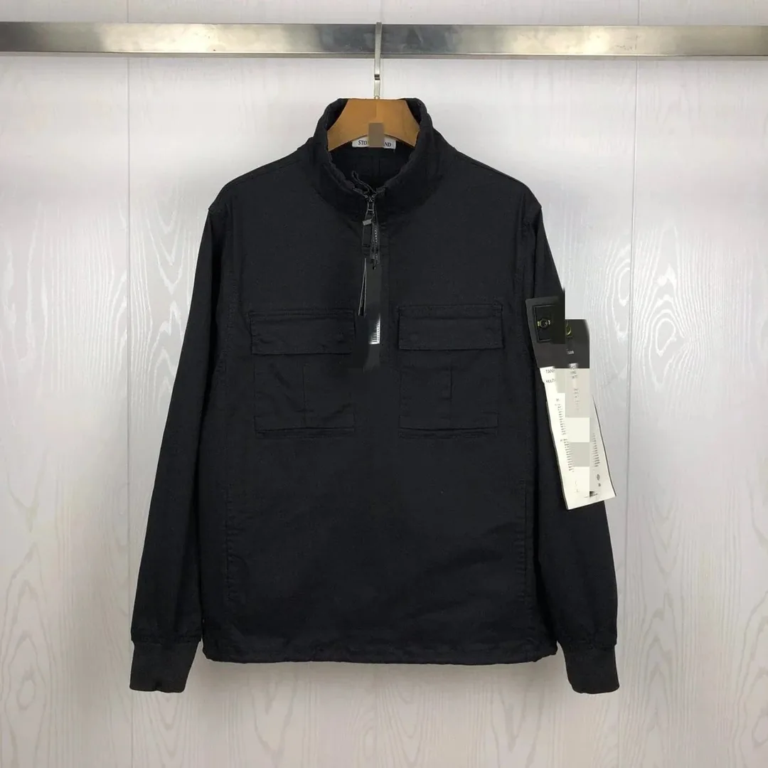 Nylon Half-Zip Pullover Jacket — photo 5