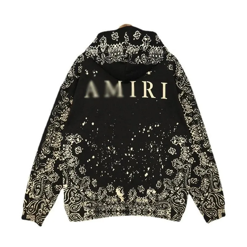 Amiri Paisley Print Pullover Hoodie — Photo 13