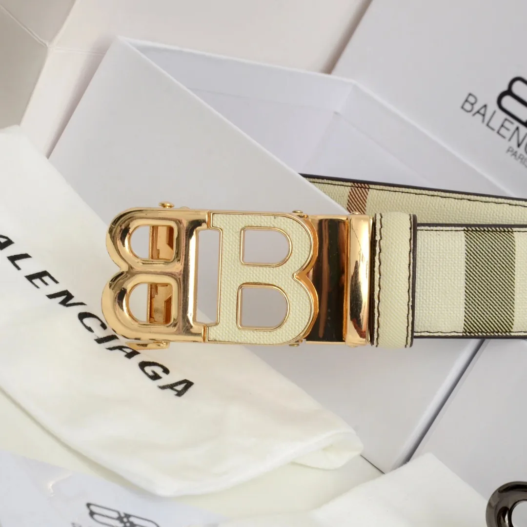Balenciaga Signature Coated Canvas Belt — QC