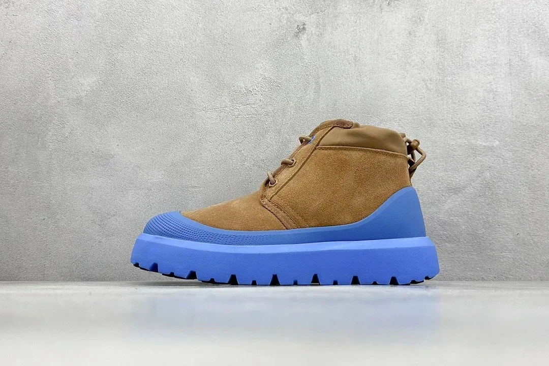 UGG Tasman Weather Hybrid Beige Shearling Waterproof Snow Boots — Photo 10