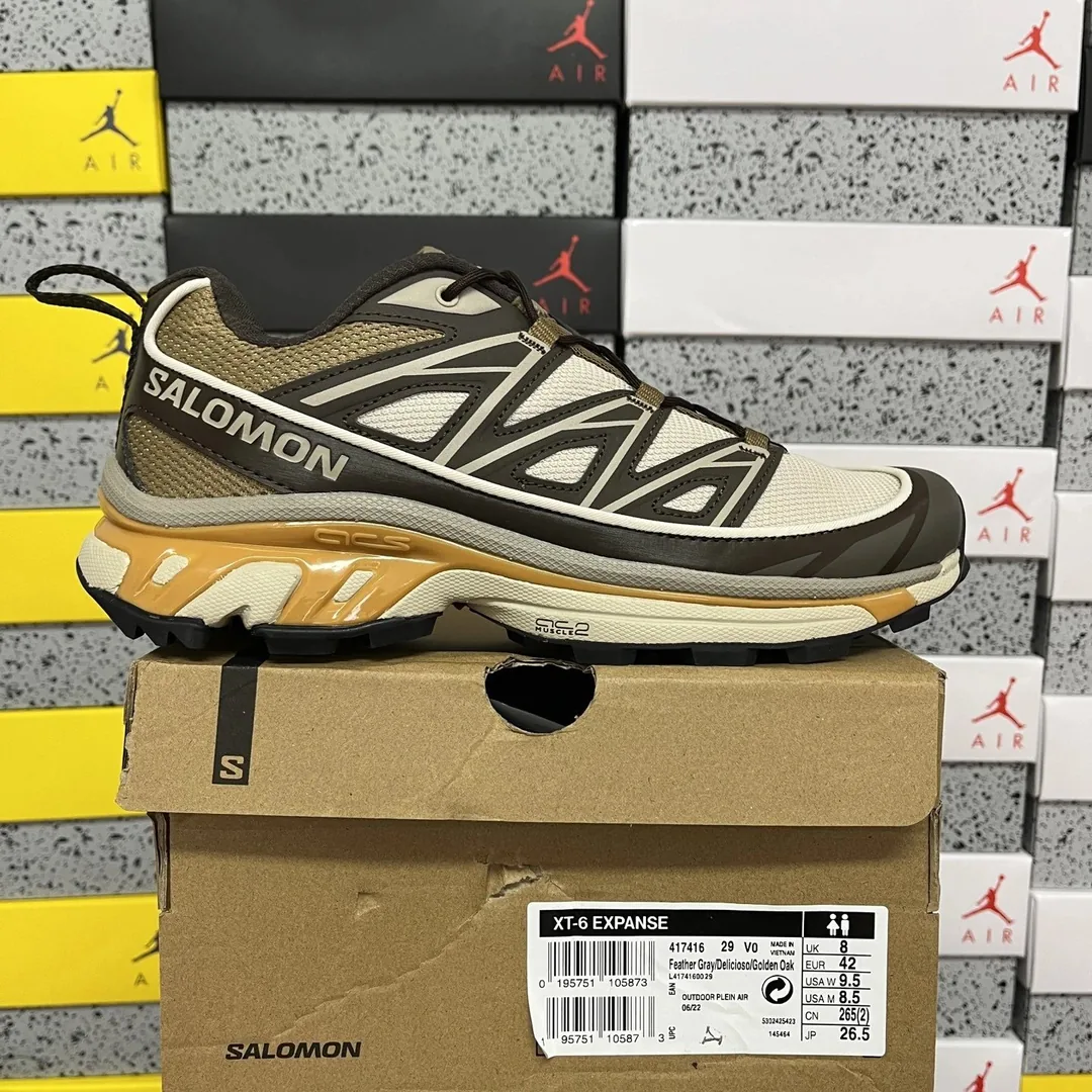 Salomon XT-6 Grey Outdoor Mountain Trail Runners — Photo 10