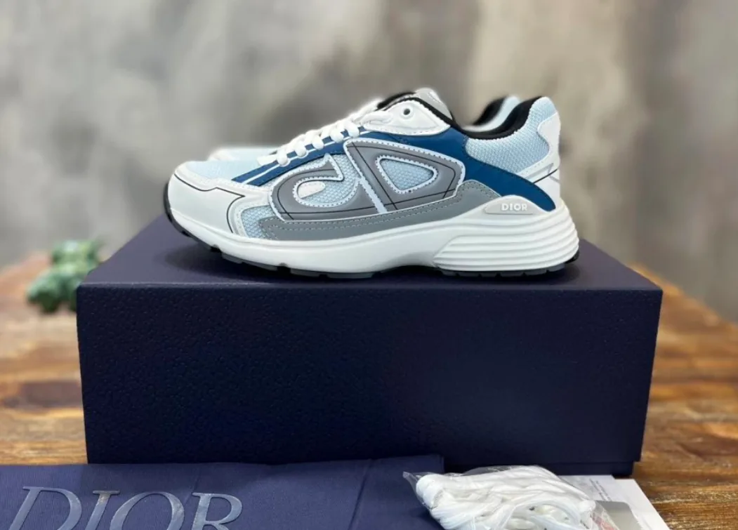 Dior B30 Navy Sneakers — Photo 2