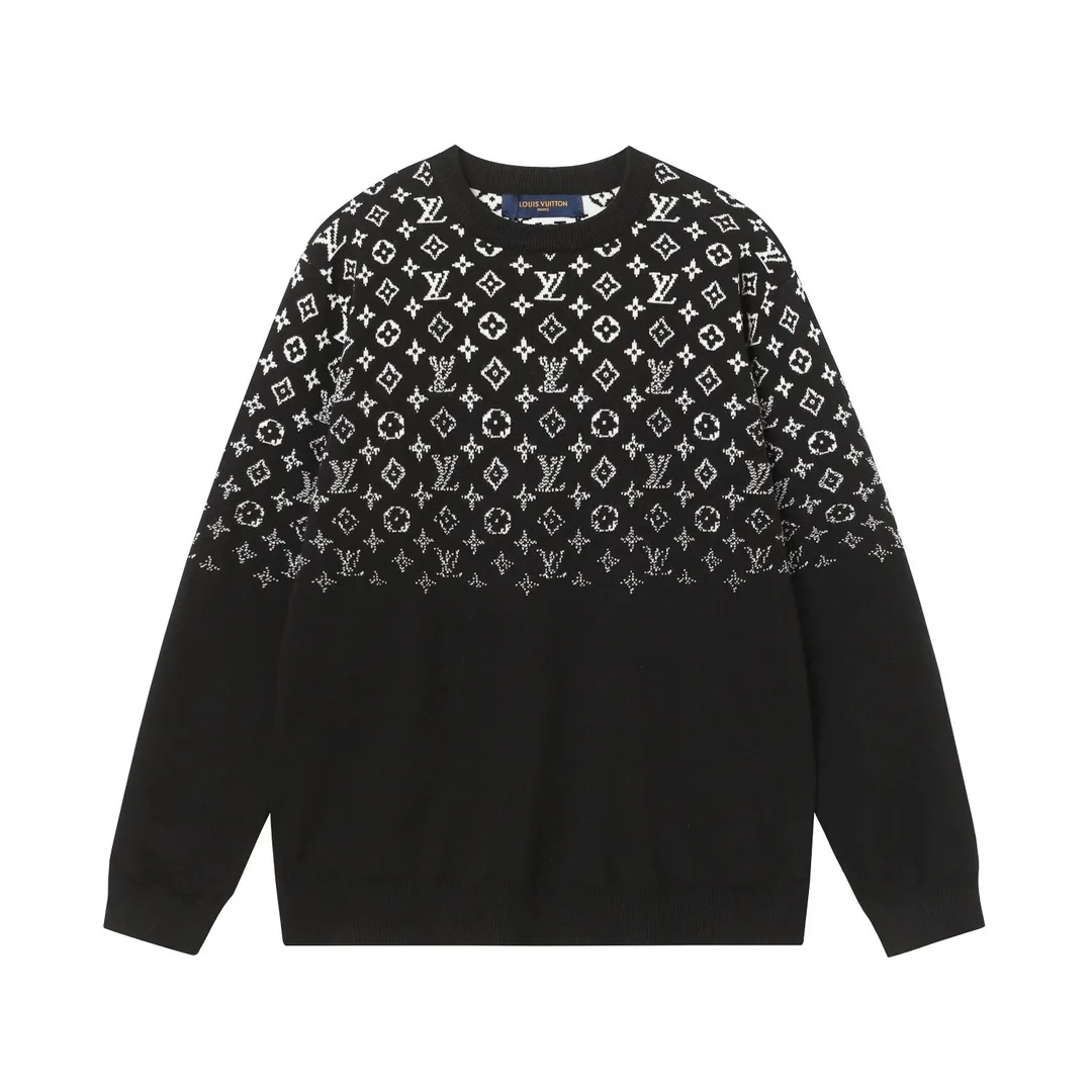 Patterned Knit Sweater — Photo 11