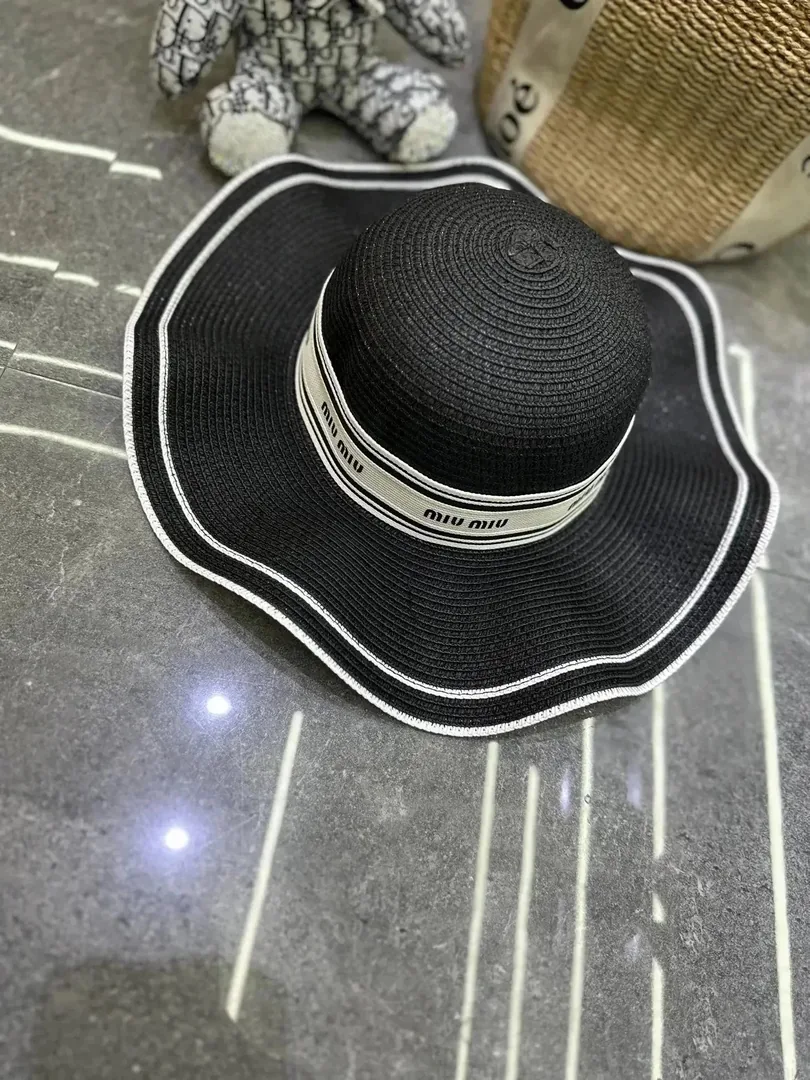 Miu Miu Logo Denim Newsboy Cap Collection — photo 11