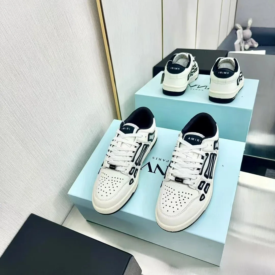 Amiri Skel-Top Low White Beige Skel Top Sneaker — photo 9
