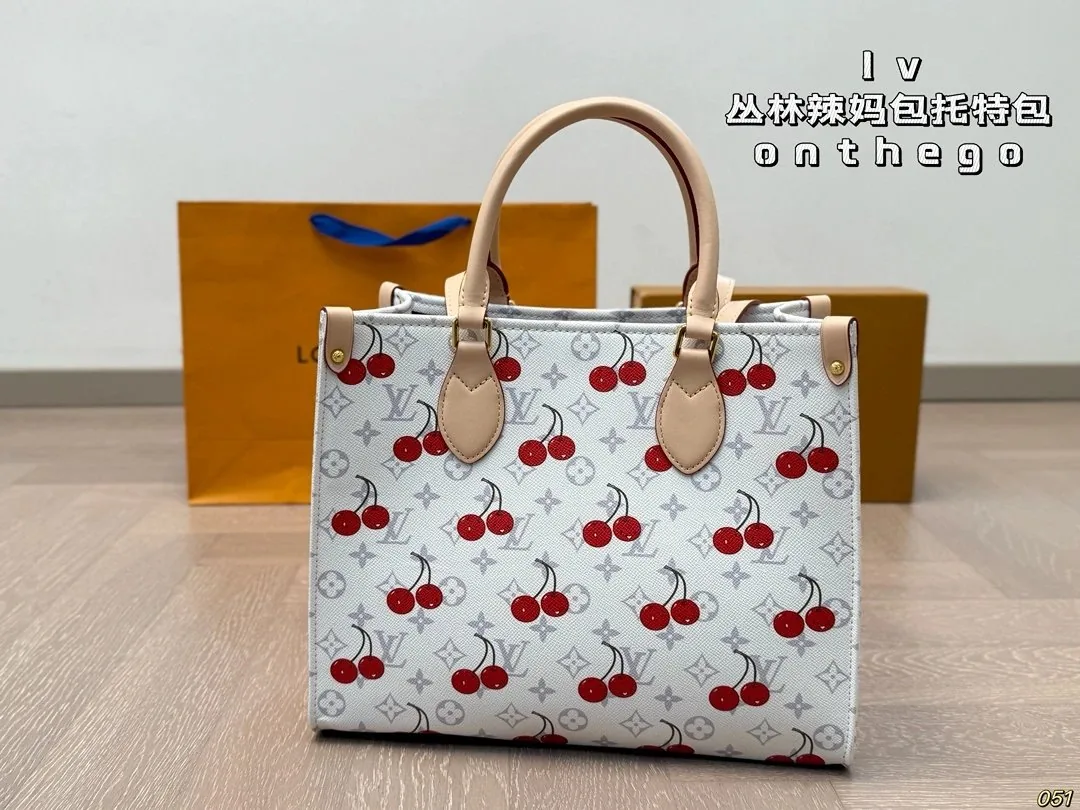 Louis Vuitton OnTheGo Leather Tote — QC