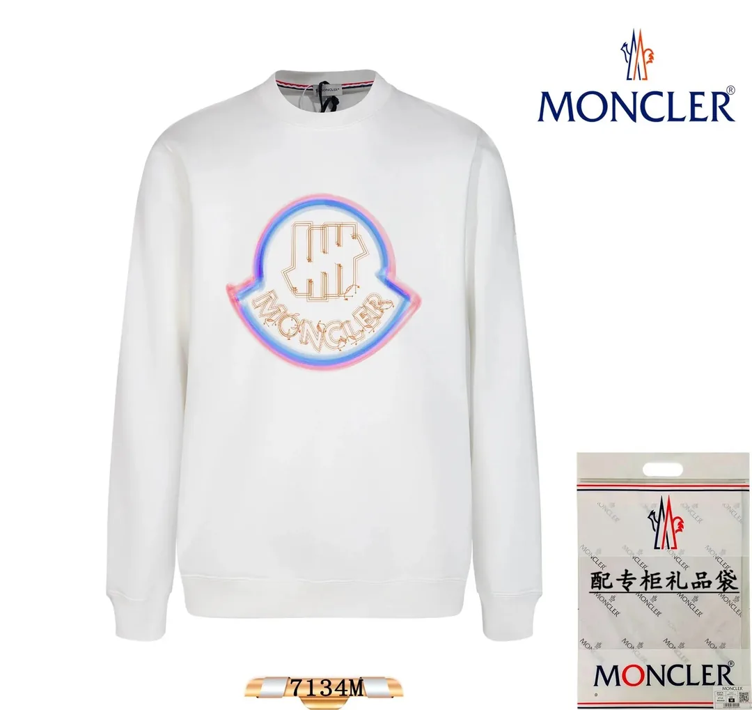 Moncler Logo Crewneck Sweatshirt — QC