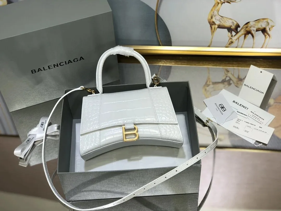 Balenciaga Hourglass Leather Bag — photo 2