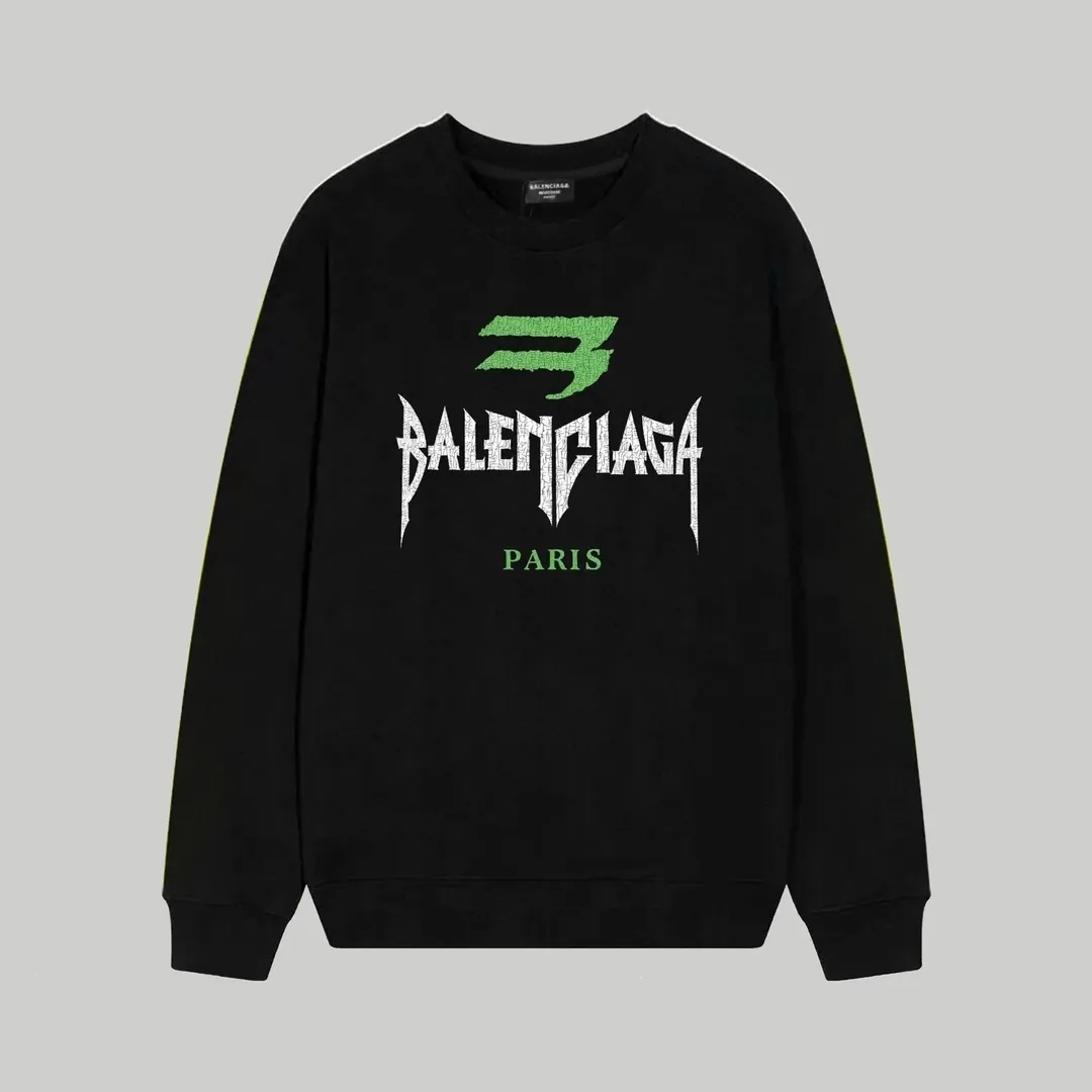 Balenciaga Paris Logo Crewneck Sweatshirt — Photo 6