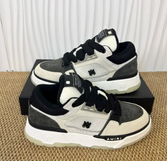 Amiri MA-1 White Grey Puffy Sneakers — QC