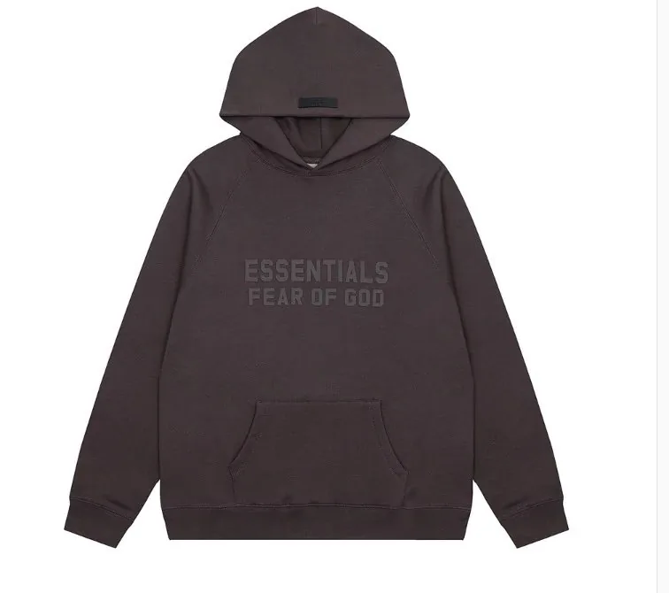 Essentials Silicone Letter Fleece Hoodie Set — Photo 14