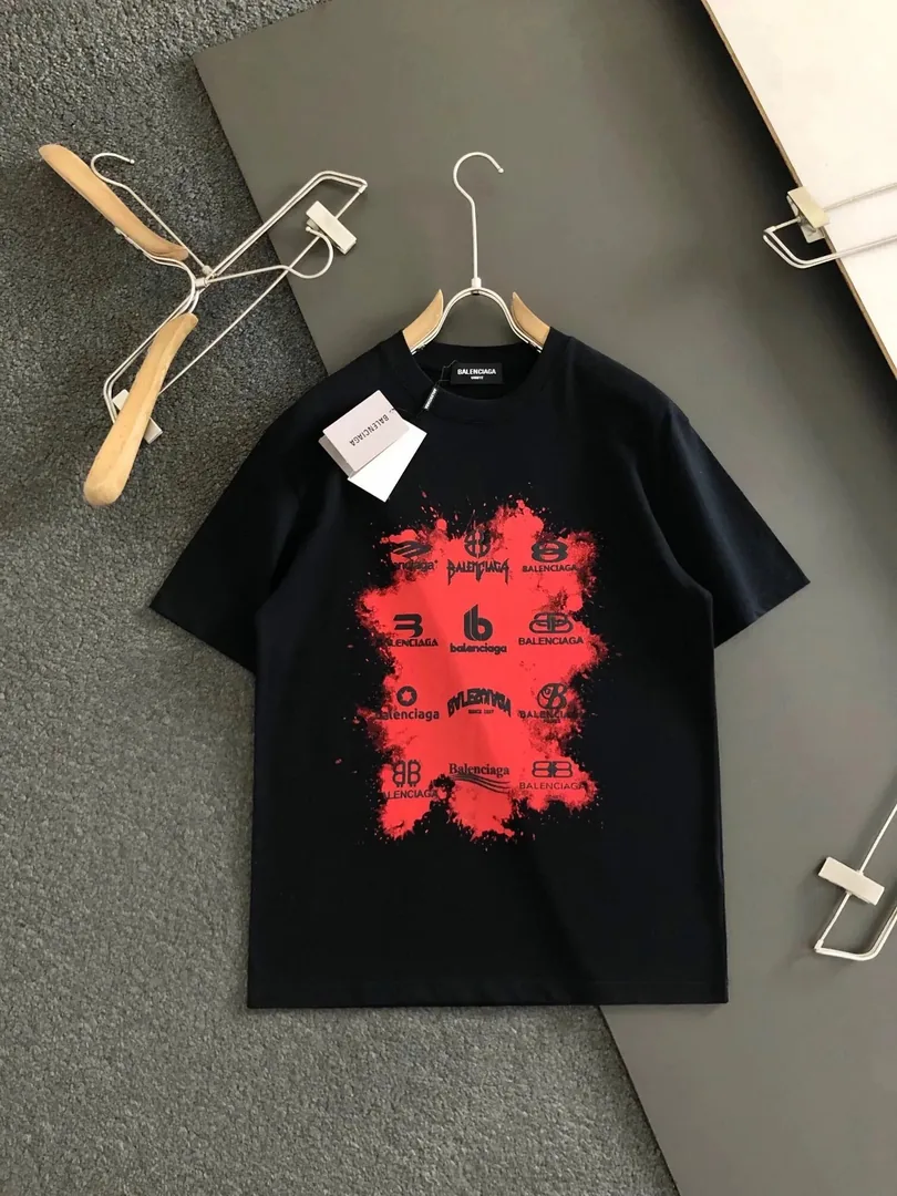Balenciaga Graphic Print T-Shirt Collection — QC