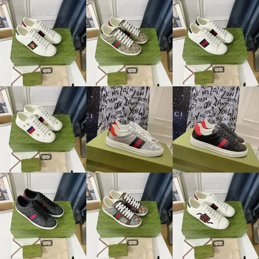 Gucci Ace Brown Retro Low-Tops