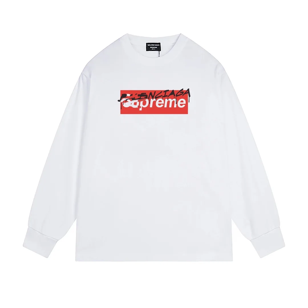 Distressed Graffiti Print Heavyweight Sweatshirt — Photo 13