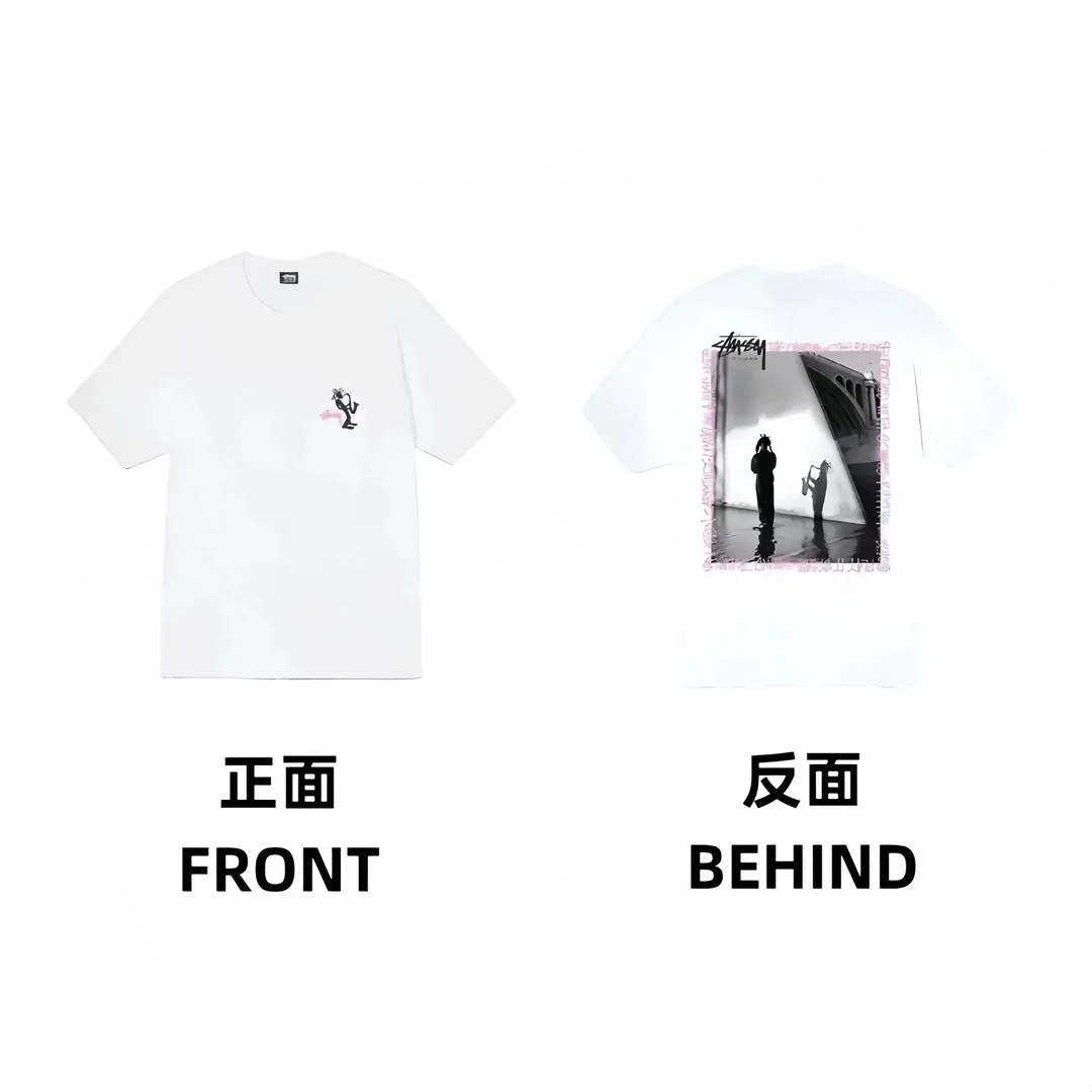 Stussy Logo Print T-Shirt Collection — QC