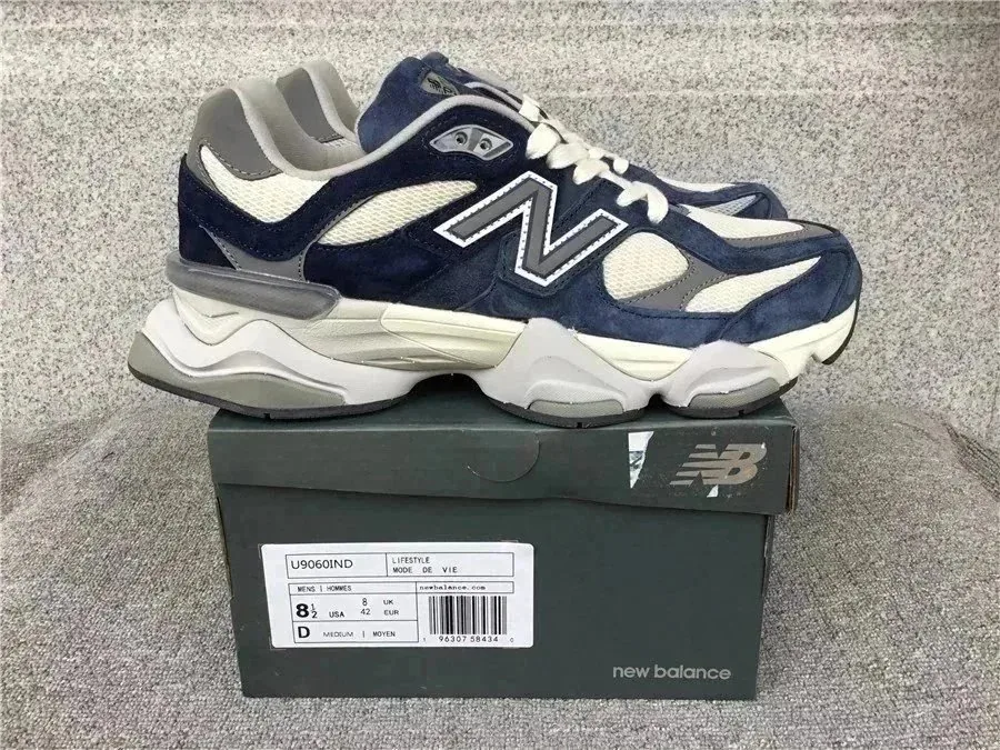 New Balance NB 9060 White Low-Top Sneakers — Photo 5