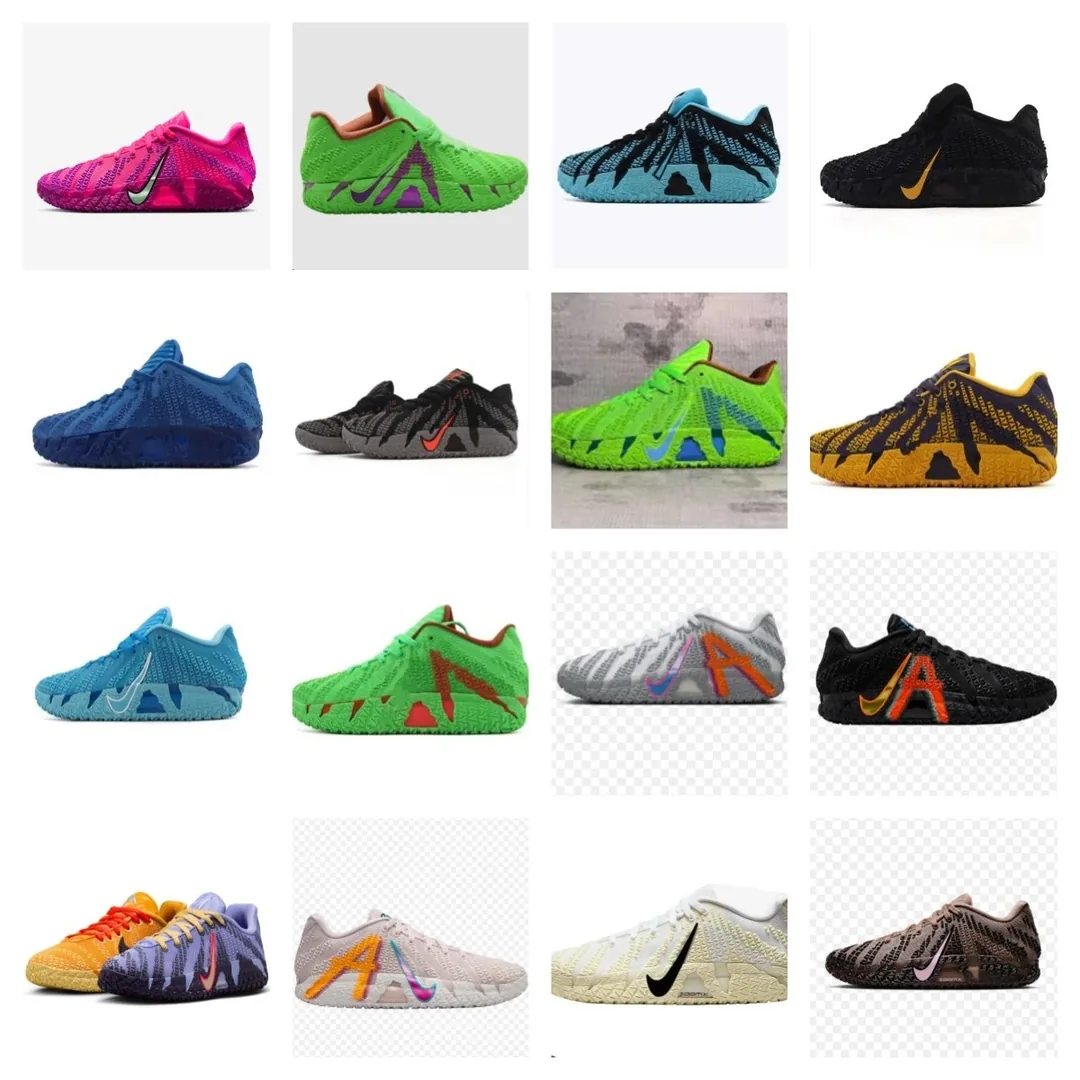 Nike A'One White Basketball Shoes