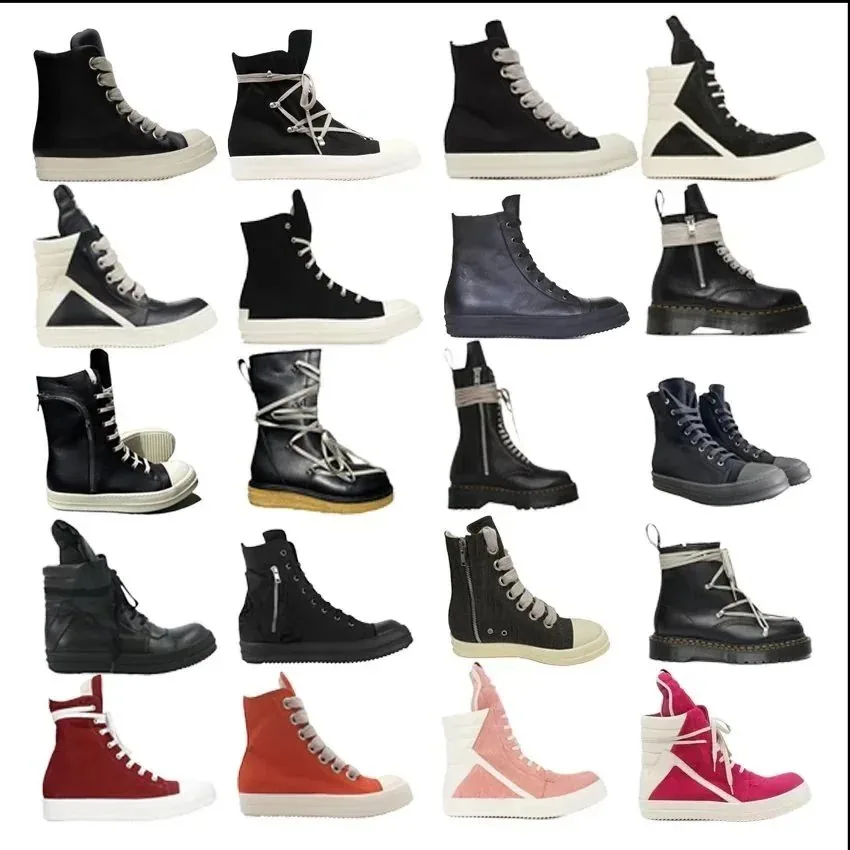 Rick Owens Ramones Black High-Tops