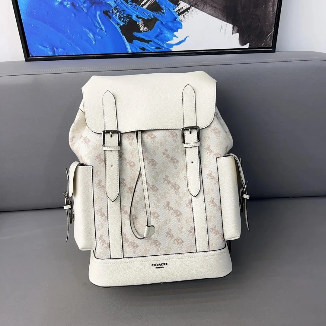 Coach Leather Backpack — photo 10