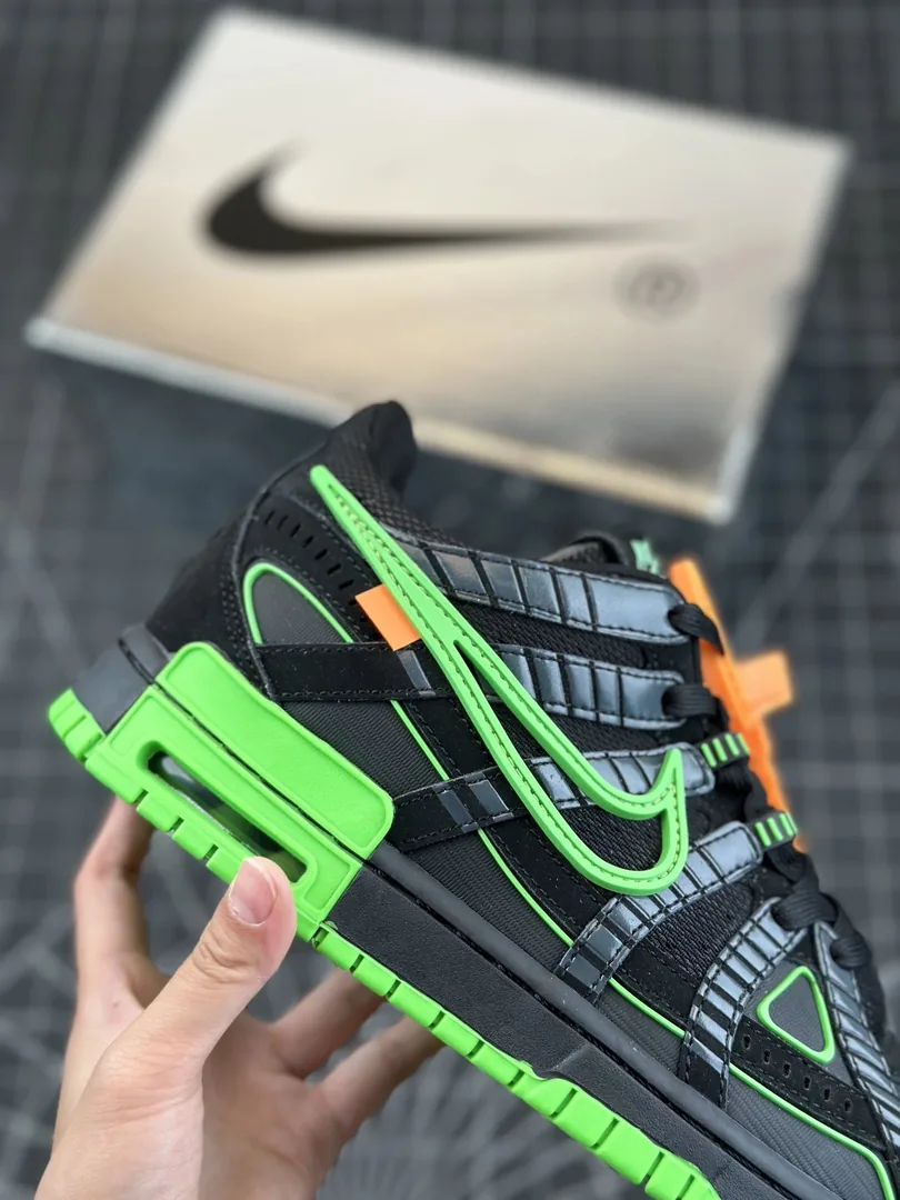 Nike Rubber Dunk (Off-White) Beige Sole Low-Top Sneakers — photo 7