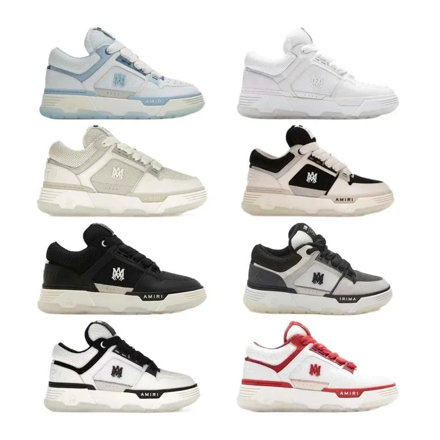 White Panda Amiri MA-1 Sneakers