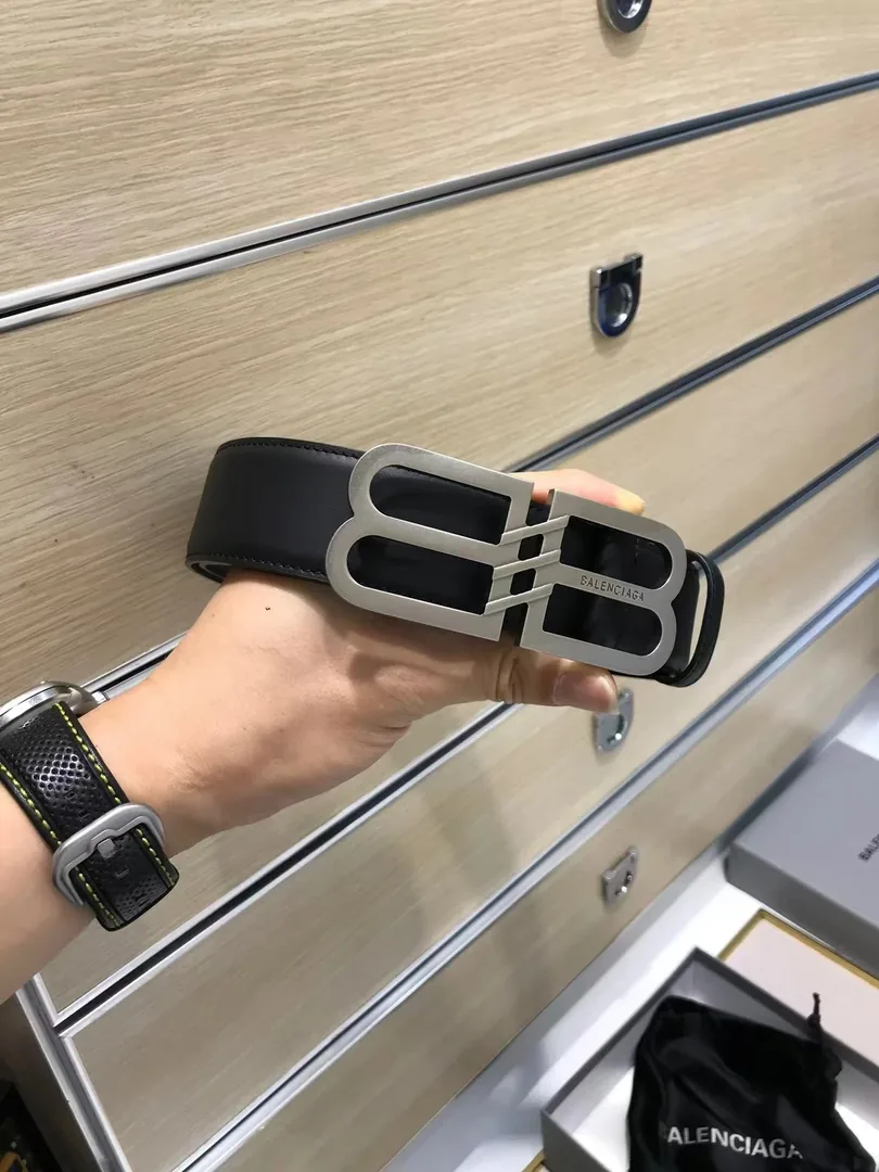 Balenciaga Signature Coated Canvas Belt — QC