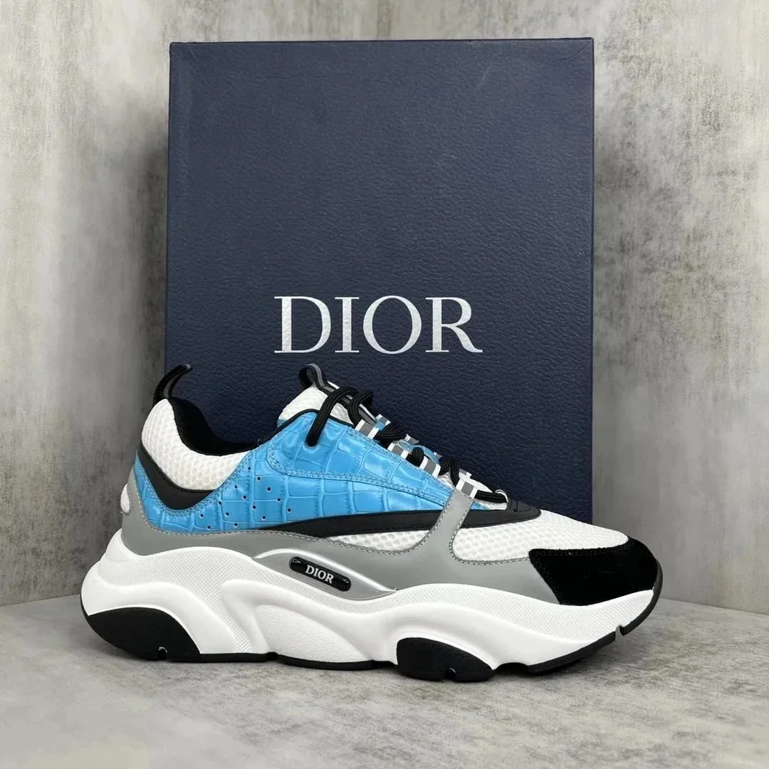 Dior B22 Blue Low-Tops — Photo 15