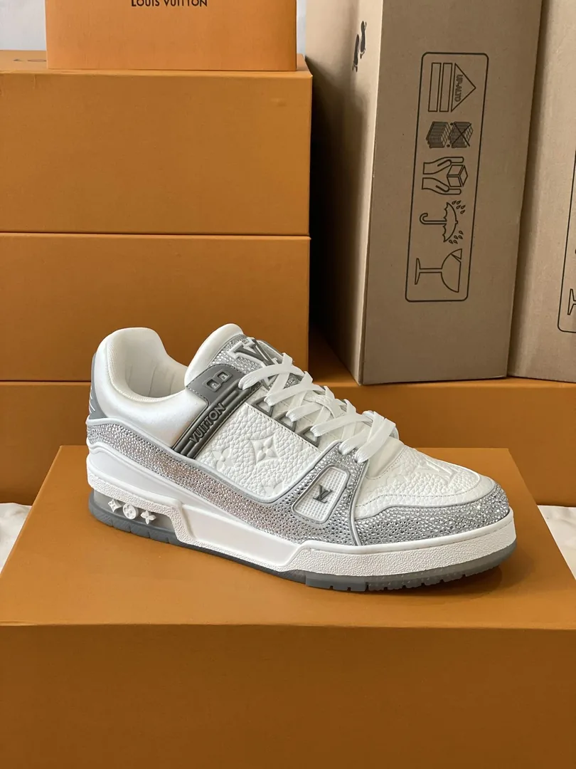 Louis Vuitton LV Trainer Dior Crystal Sneakers — Photo 14