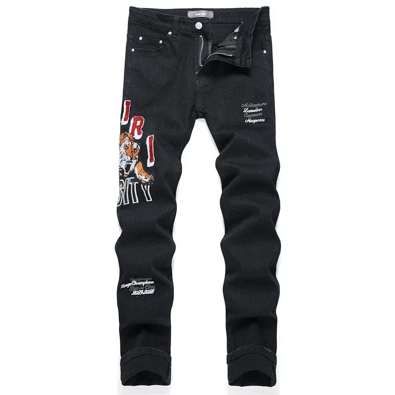 Amiri Distressed Painted Jeans — photo 5