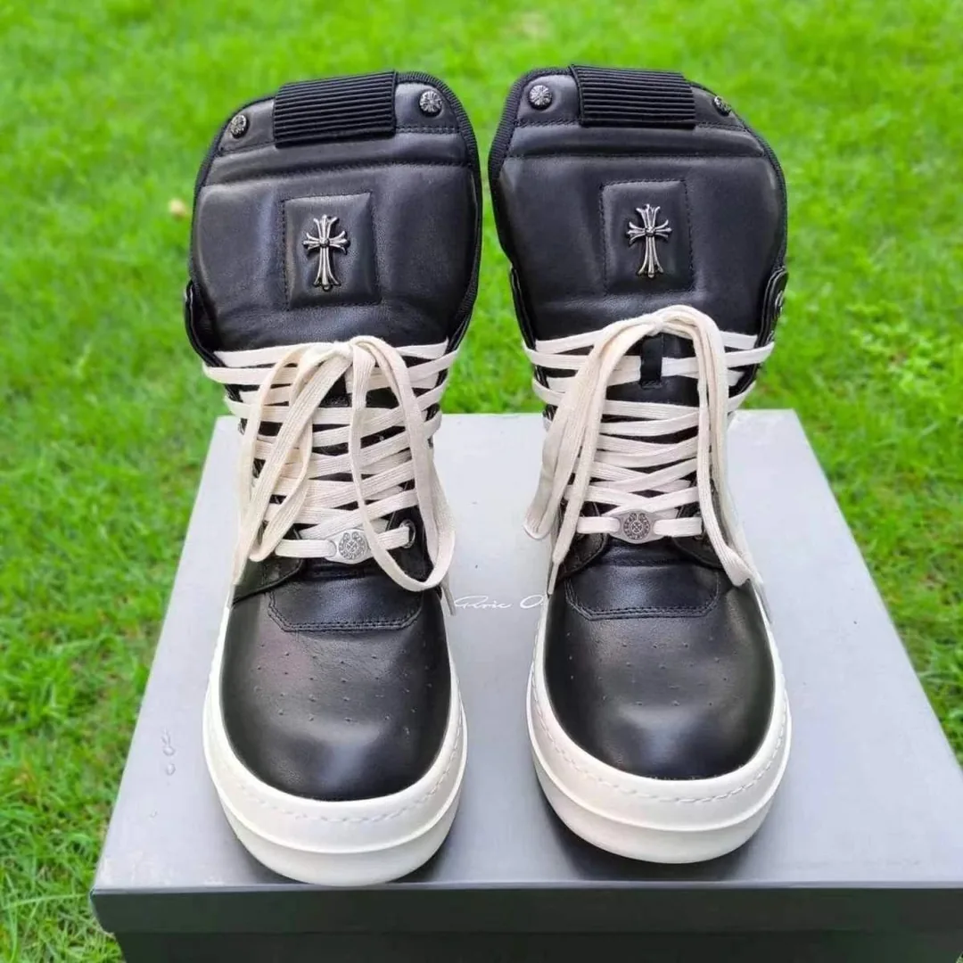 Chrome Hearts White Collab High-Top Sneakers — photo 2