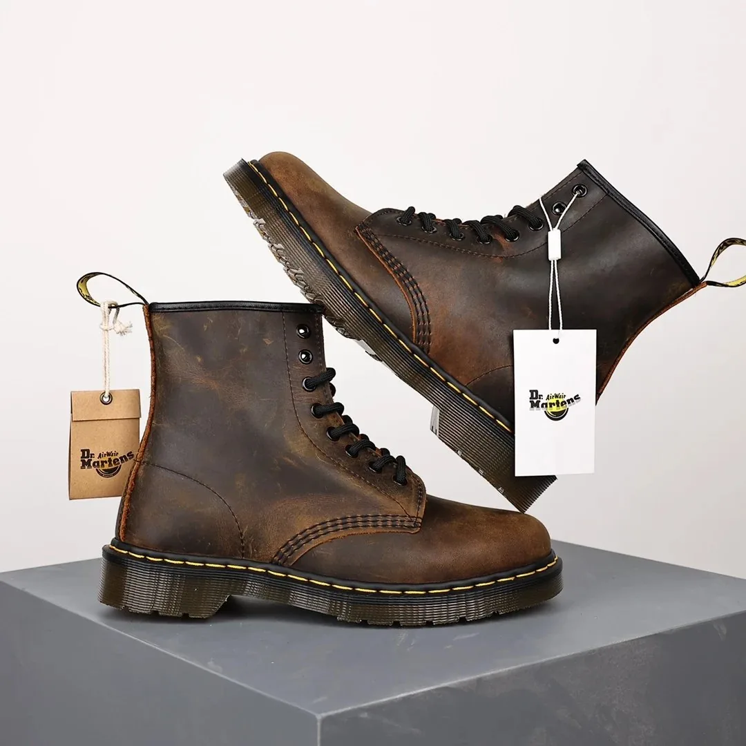 Dr. Martens 1460 Dr. Black Leather Sneakers — QC