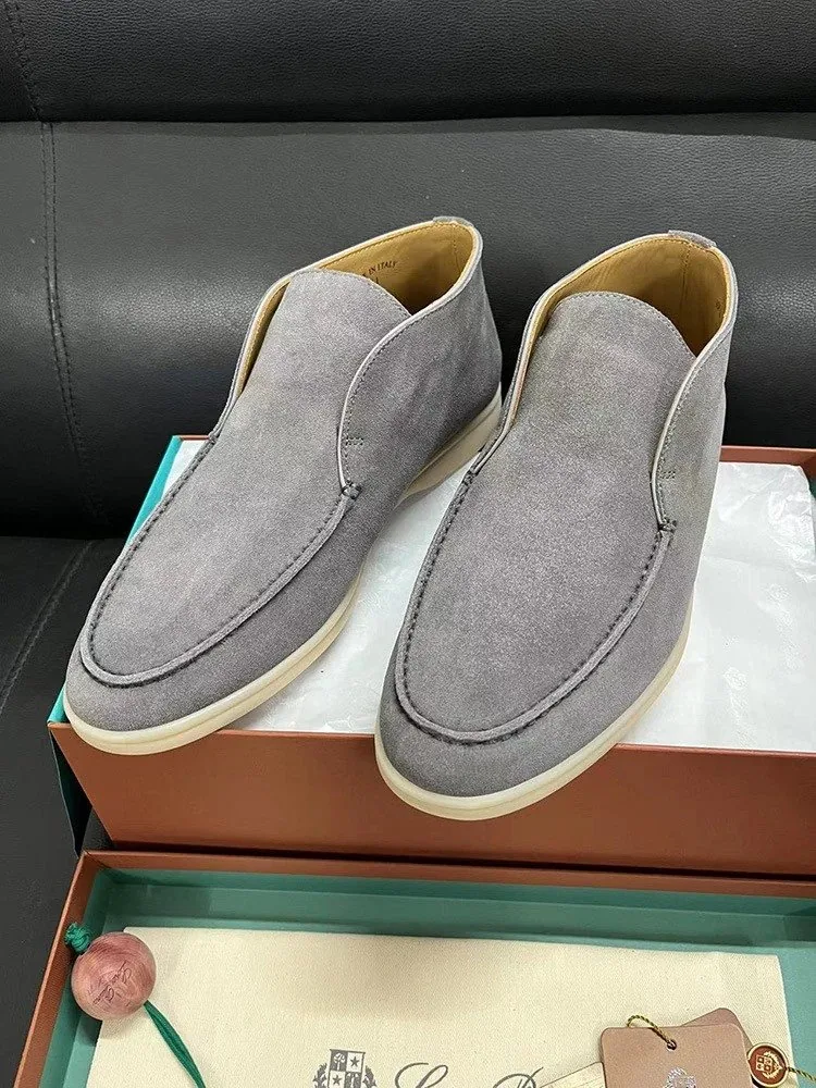 Loro Piana Open Walk Leather Sneakers — QC