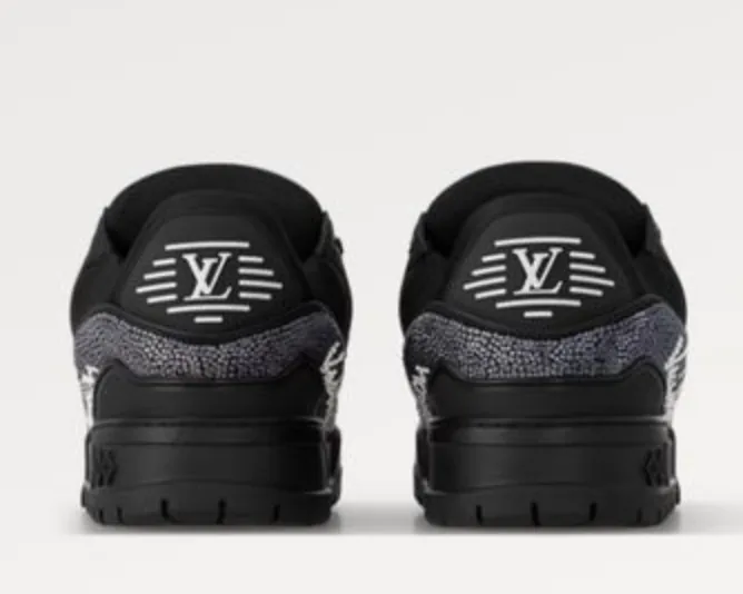 Louis Vuitton LV Trainer Maxi Black Custom Sneakers — Photo 14