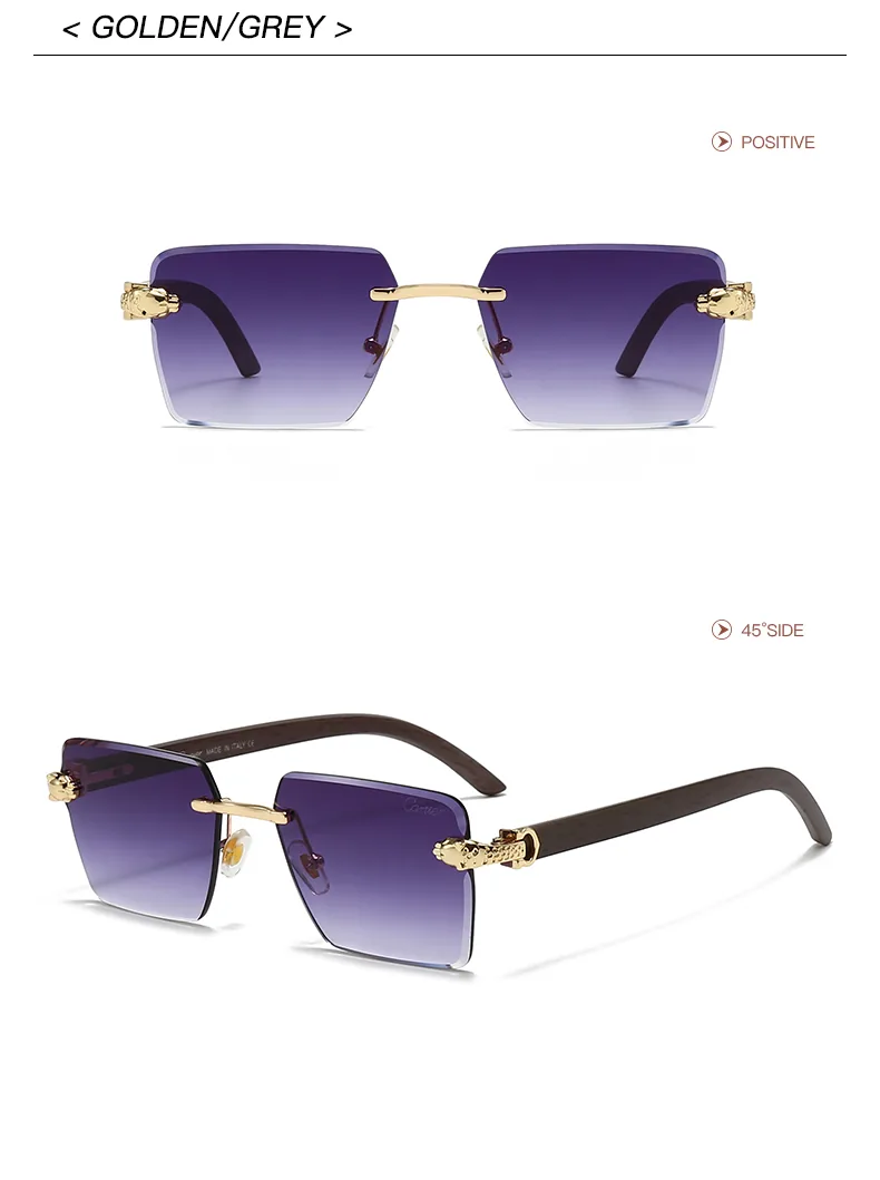 Cartier Panthere Rimless Sunglasses — photo 9