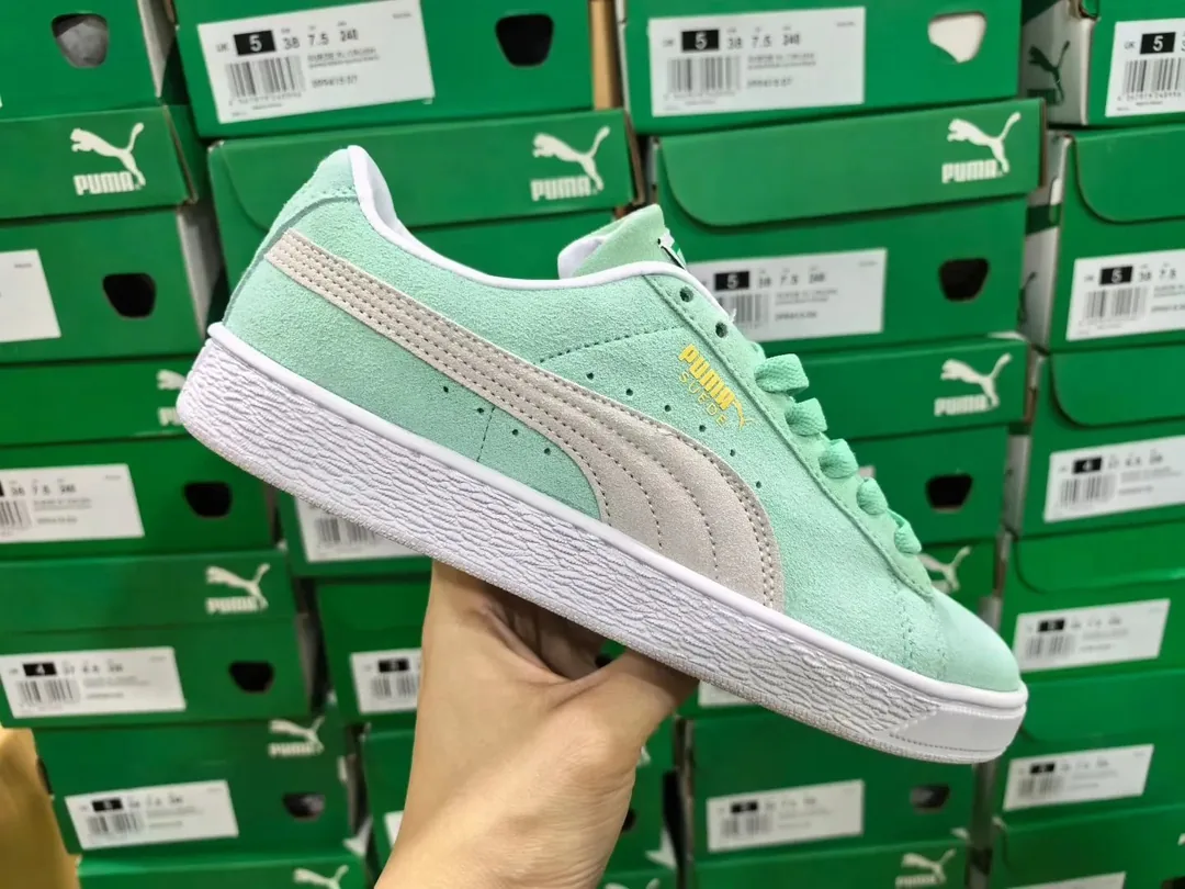 Puma Suede Classic Closed-Toe Leather Shoes — Photo 5