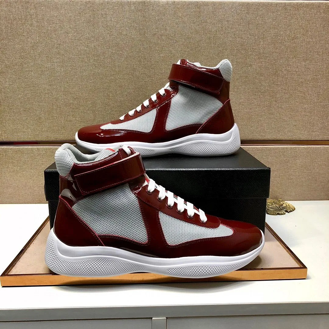 Prada Americas Cup Black Patent Sole Sneakers — photo 6