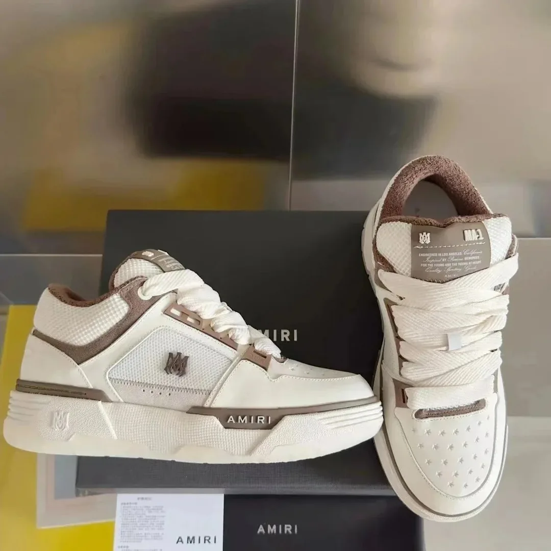 Amiri MA-1 Grey White Trainers — QC