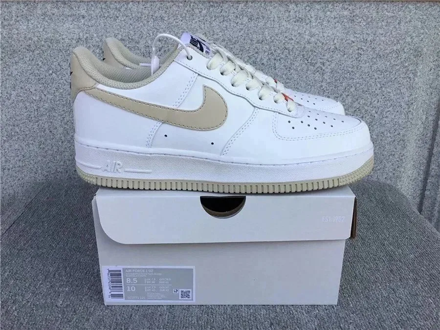 Nike Air Force 1 White Lace-Up Runners — QC