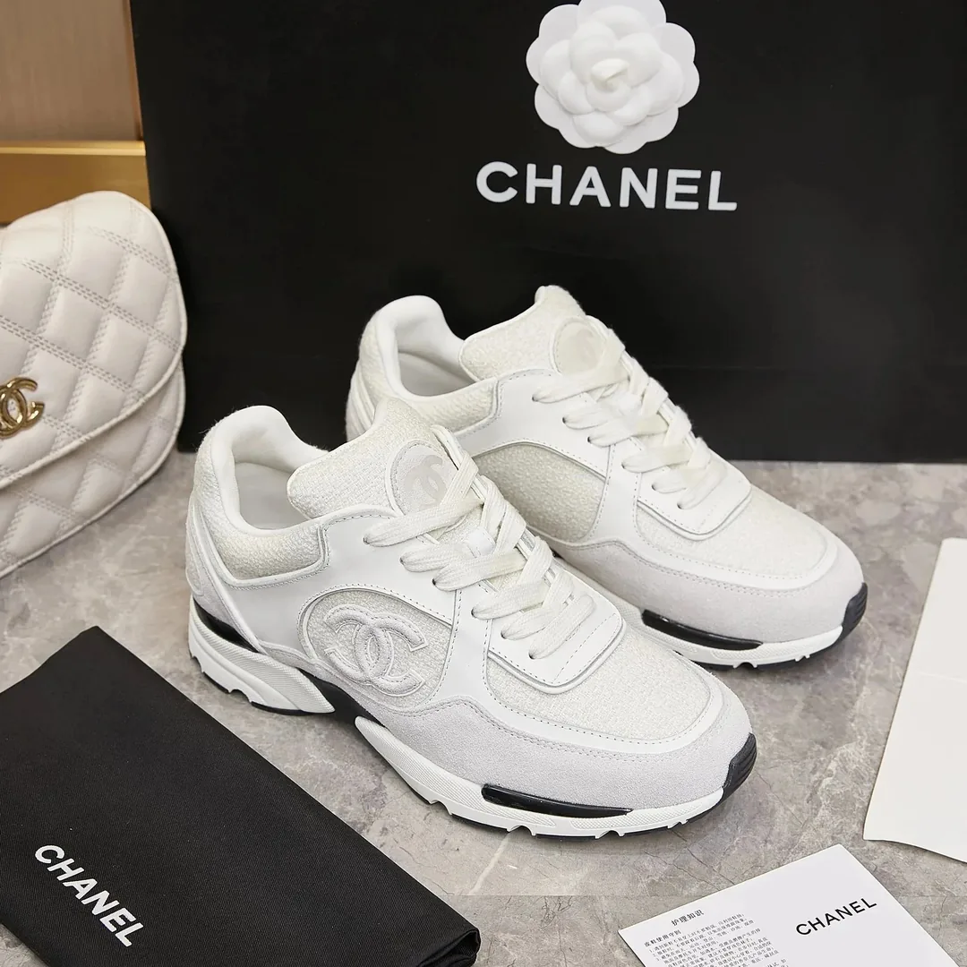 Chanel White Street Trainers — photo 3