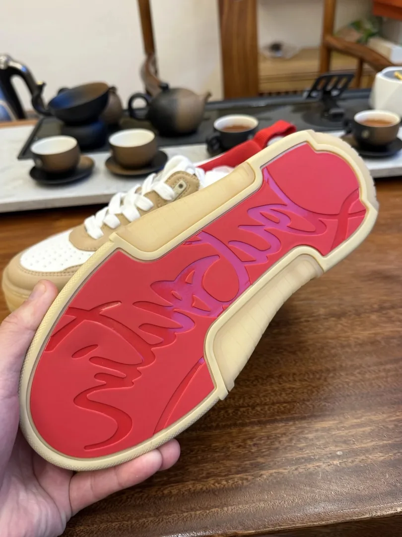Christian Louboutin Astroloubi Grey High-Top Sneakers — Photo 11