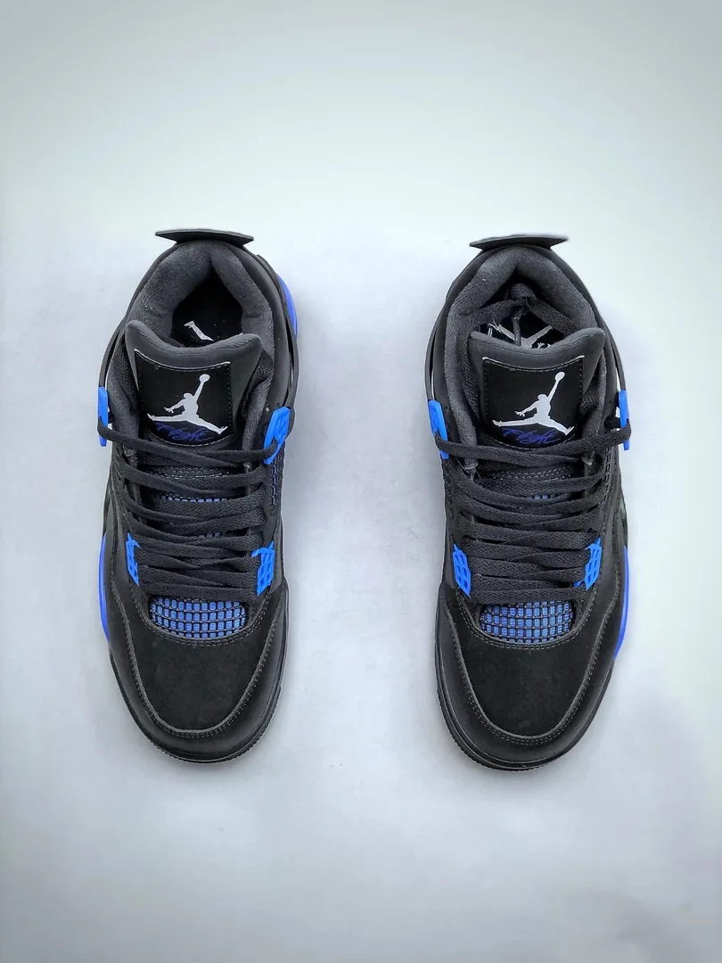 Air Jordan 4 Black Military Blue — photo 5