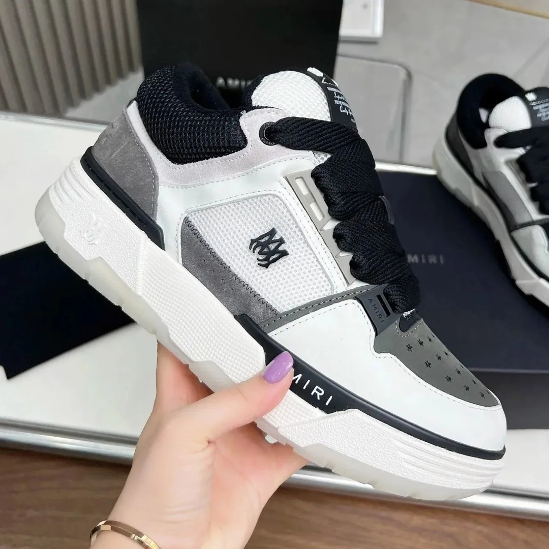 Amiri MA-1 Black White Sneakers — QC