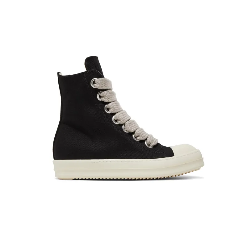 Rick Owens Ramones Black High-Tops — Photo 4