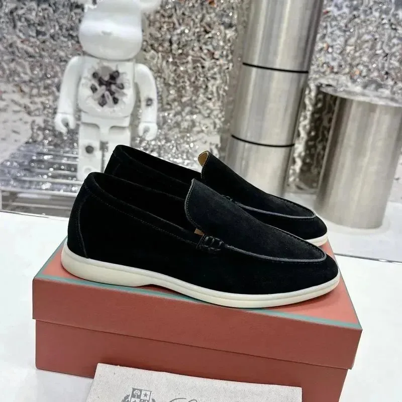 Loro Piana White Lace-Up Sneakers — QC